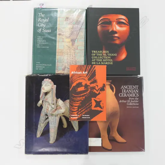 FIVE PUBLICATIONS COLLECTIONS: OF WEST ASIAN ARTS & DESIGN